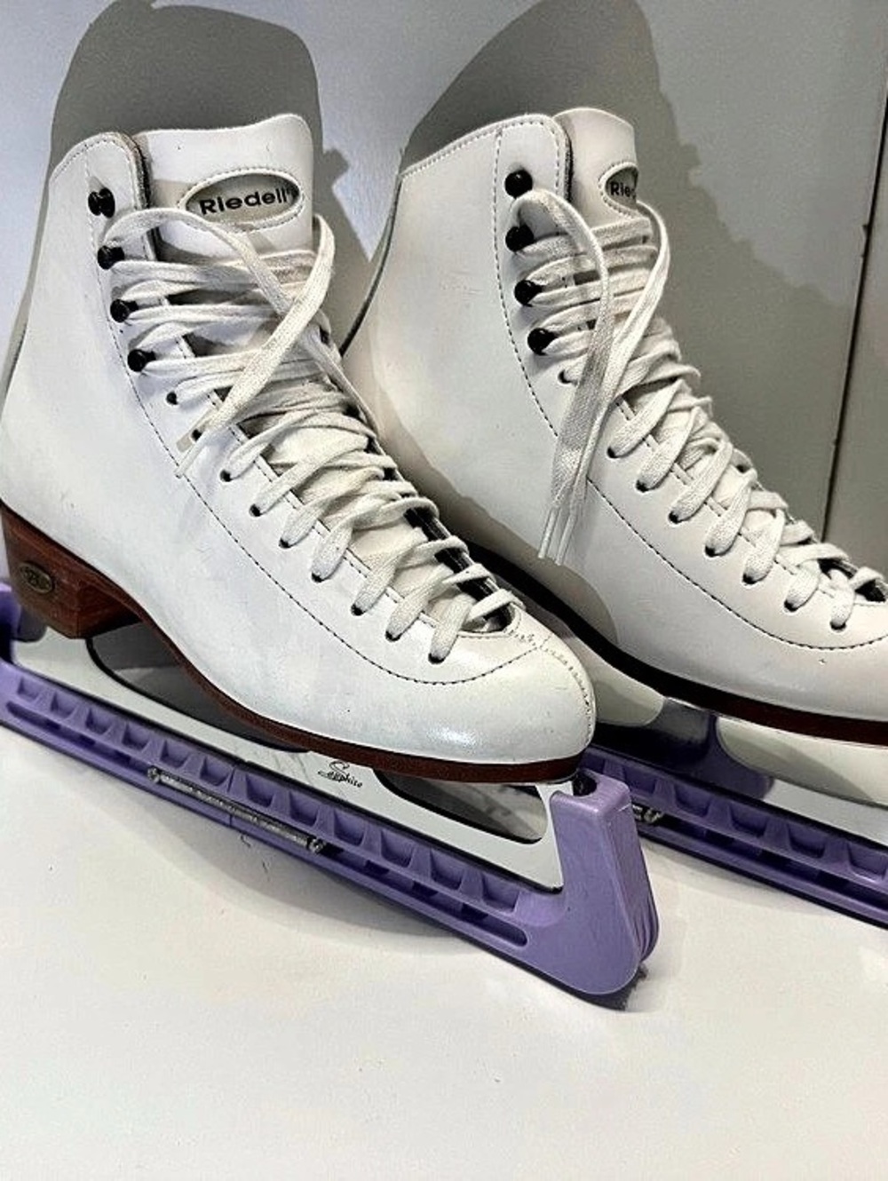 Riedell Women’s Figure Skates White & Brown US 4.5 M